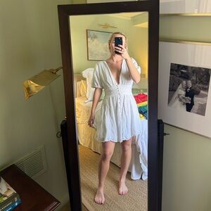 Anthropologie White Dress